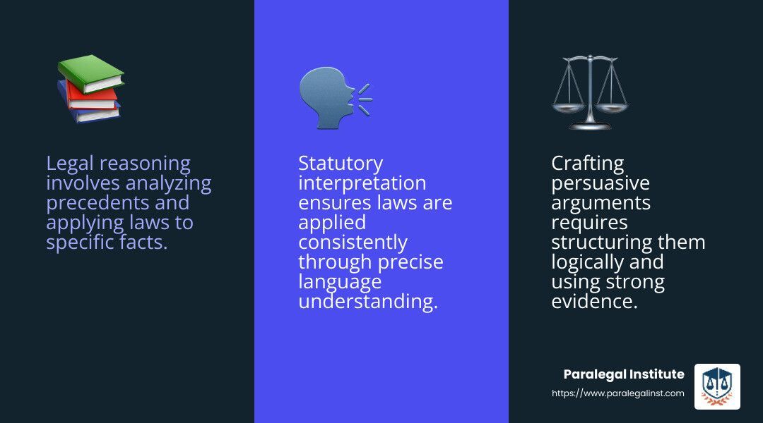 A blue poster with a stack of books and a scale of justice on it.