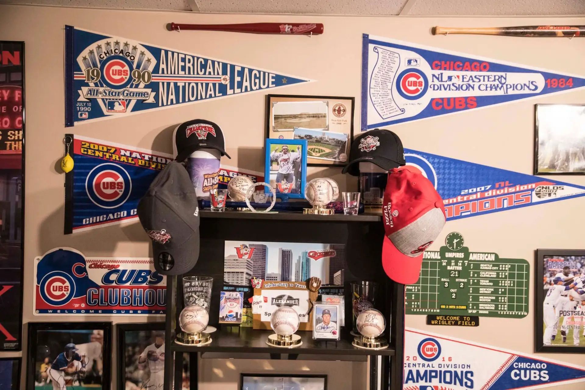 Goldeyes souvenirs displayed in someone's home