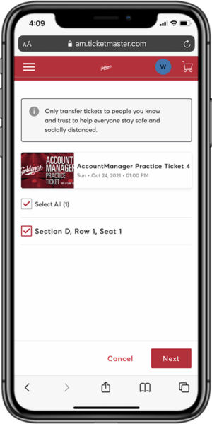 Transfer Ticket Step4