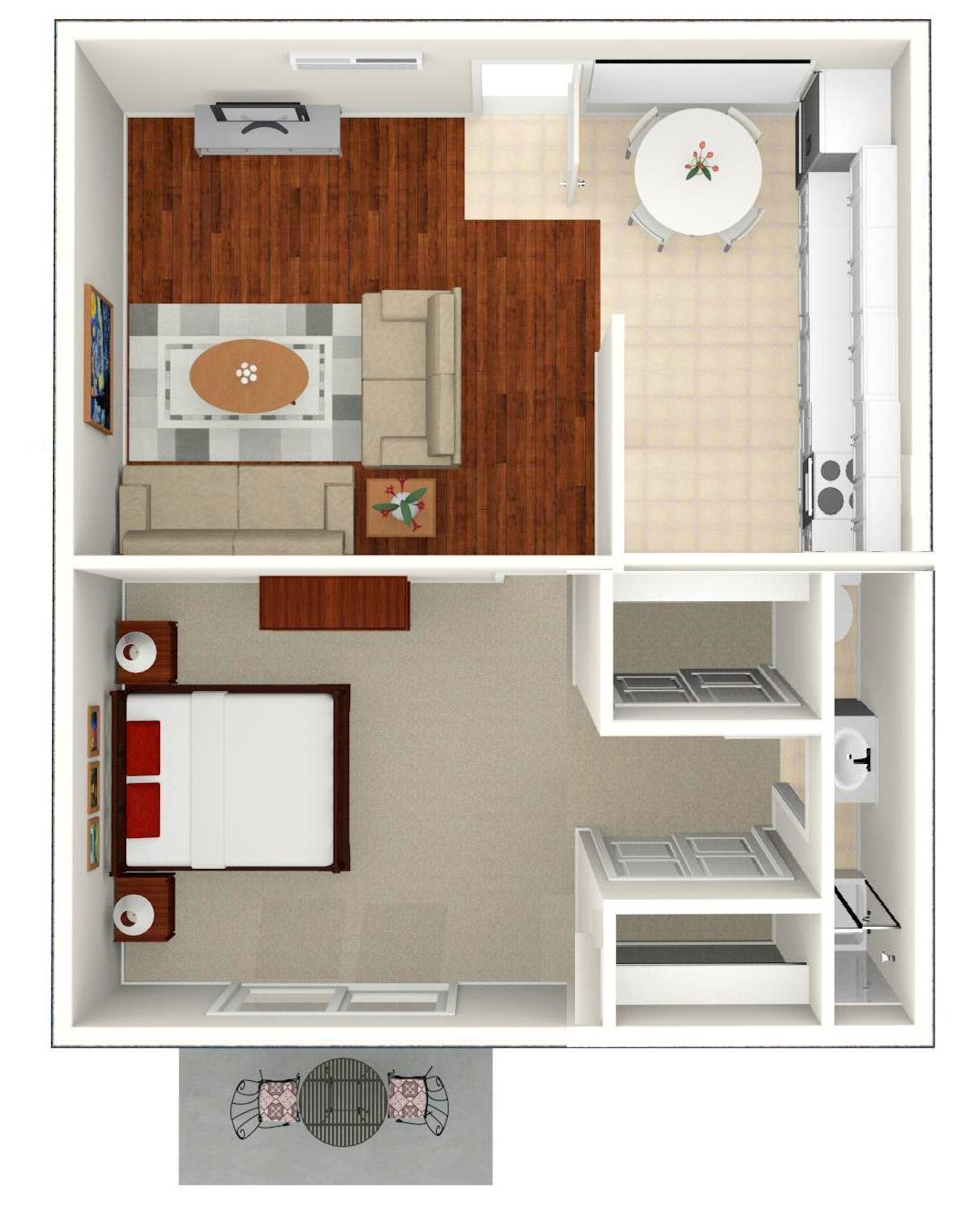 1 Bed | 1 Bath