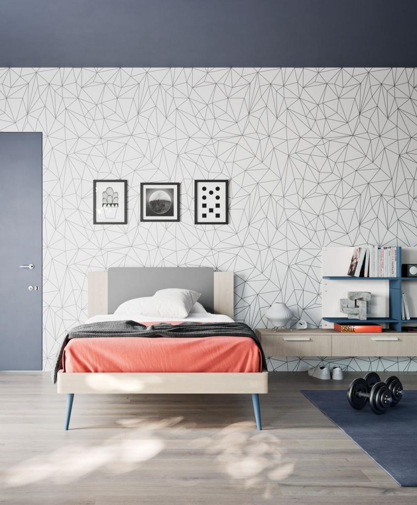 camerette mistral letto frontale