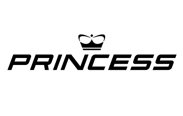 Princess Yachts black and white logo