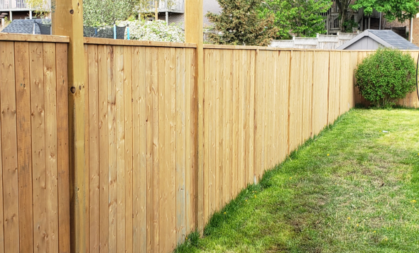 wooden fence