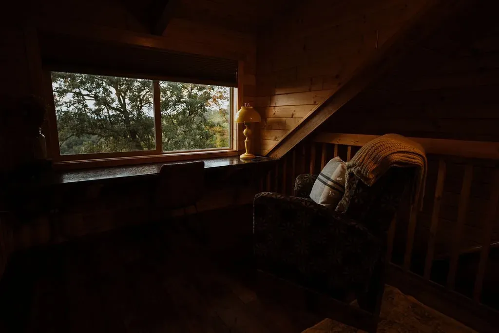 Krueger Cabin Mini Office - Mindoro, WI - High Point Retreats