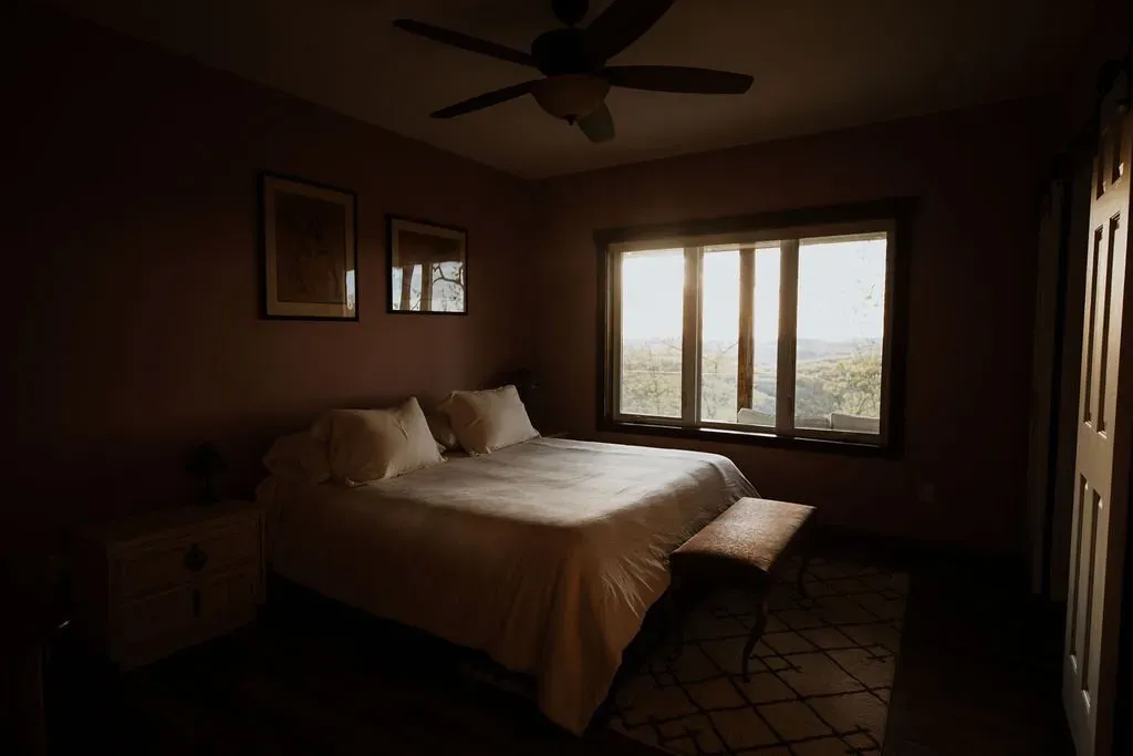Sugarloaf Cabin Bedroom - Mindoro, WI - High Point Retreats