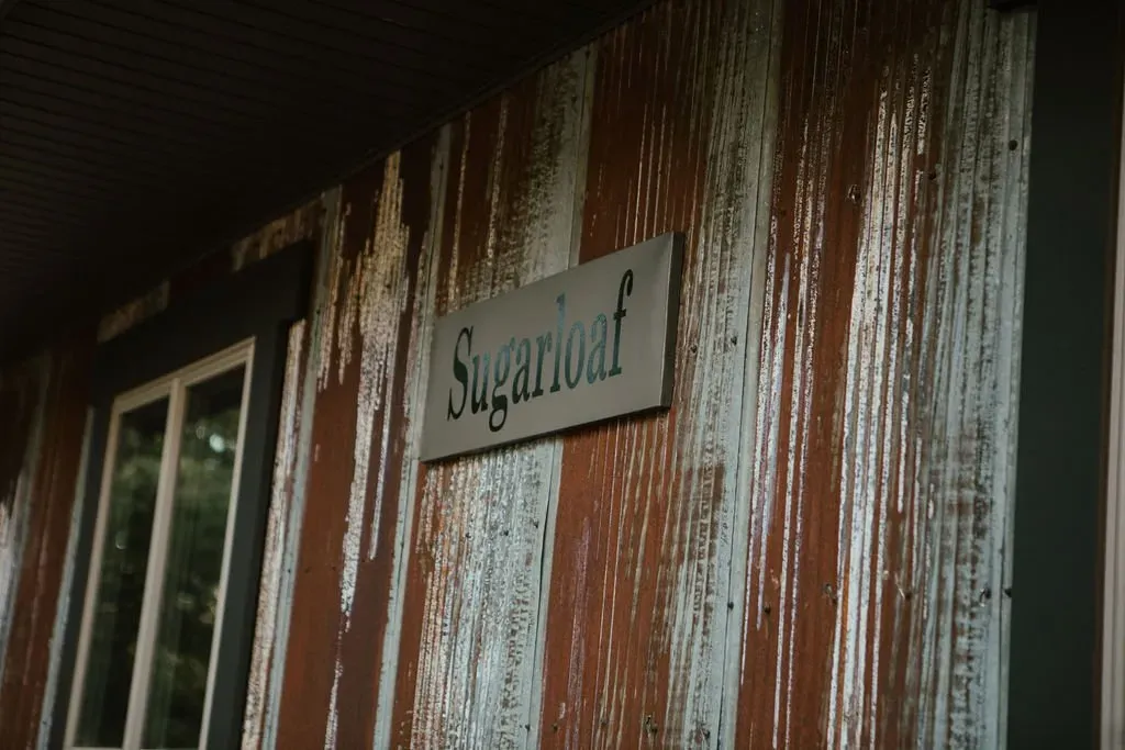 Sugarloaf Cabin Signboard - Mindoro, WI - High Point Retreats