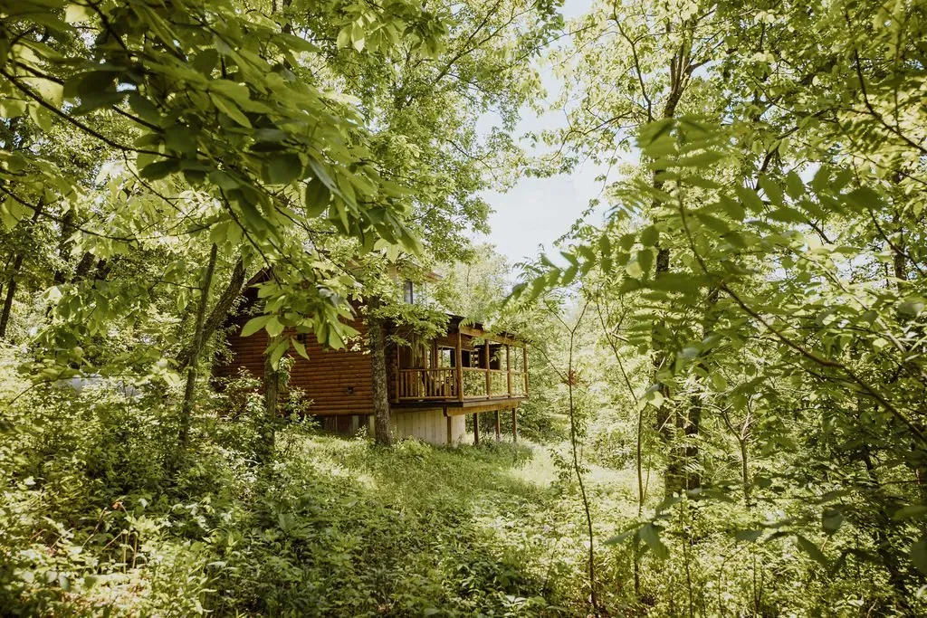 Moss Hill Cabin Outside Side View - Mindoro, WI - High Point Retreats