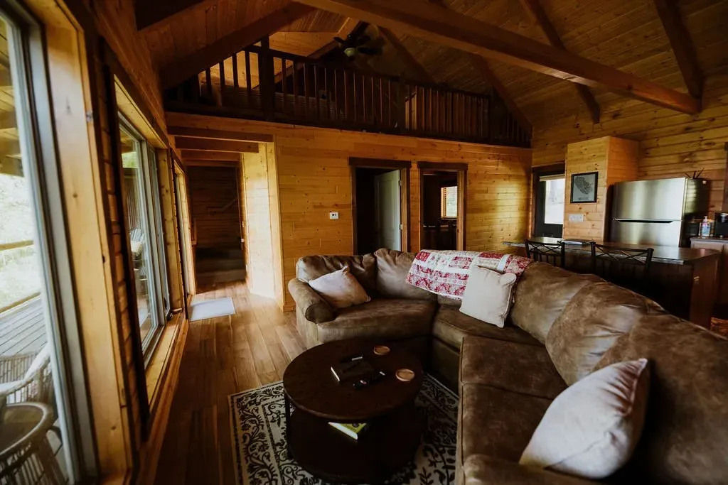 Pine Knob House Inside Central View - Mindoro, WI - High Point Retreats