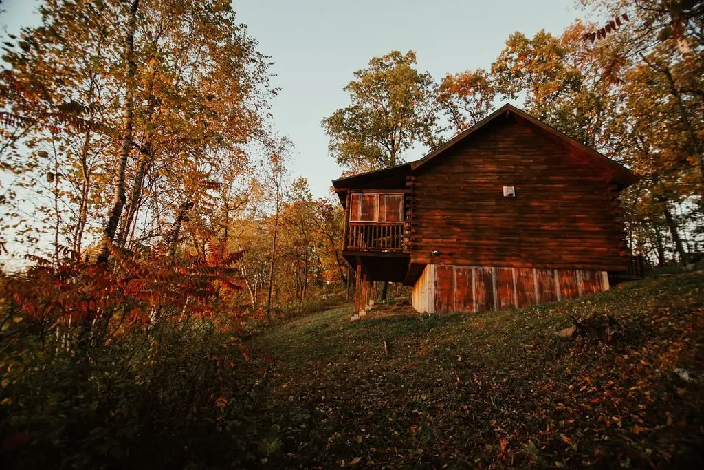 Pine Knob House Other Side View - Mindoro, WI - High Point Retreats