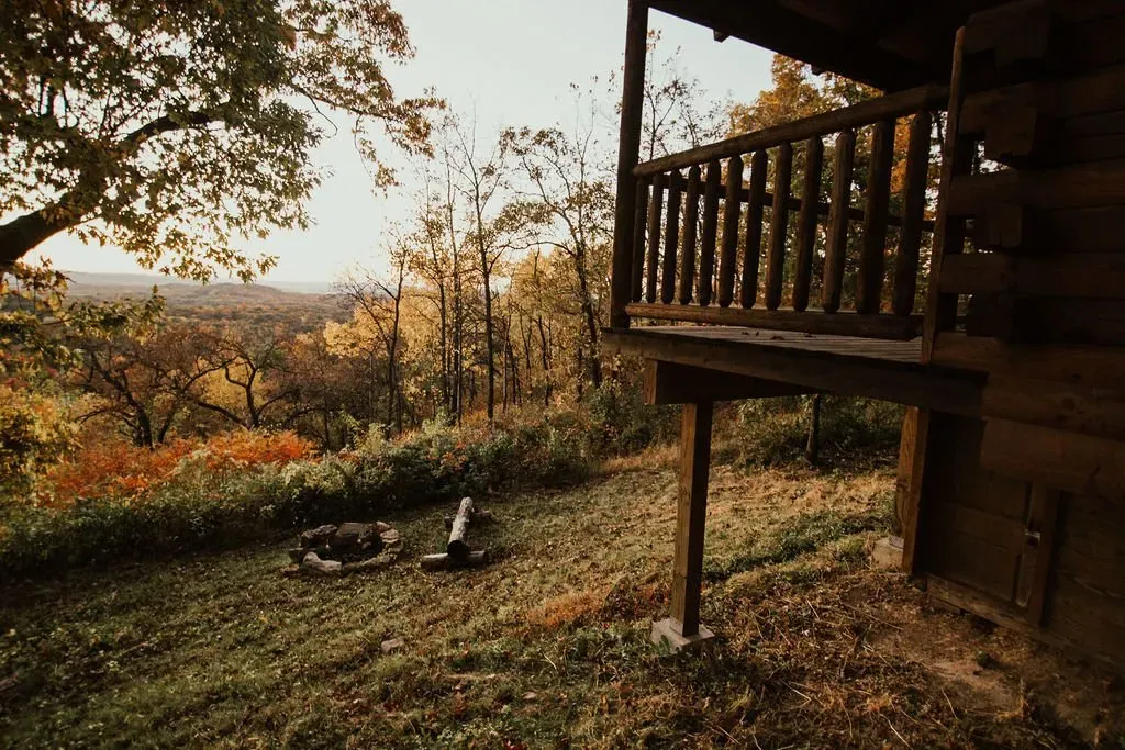 Moss Hill Cabin Outside Corner View - Mindoro, WI - High Point Retreats