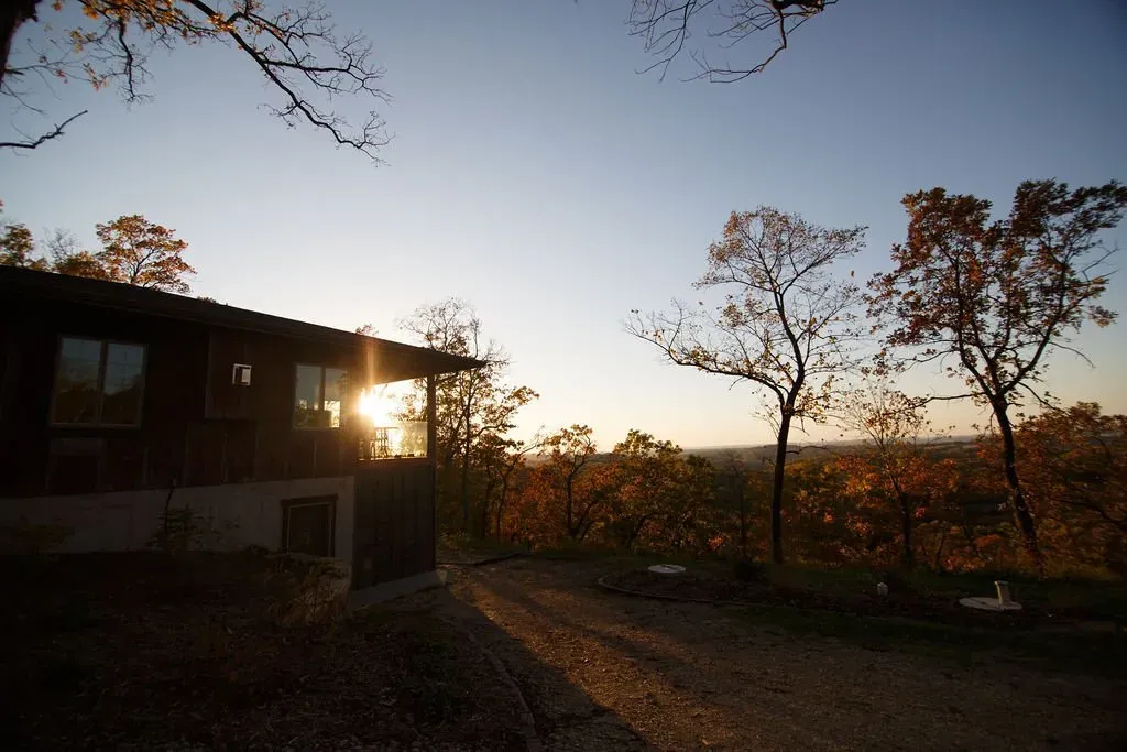 Wanlass Cabin Outside Side View - Mindoro, WI - High Point Retreats
