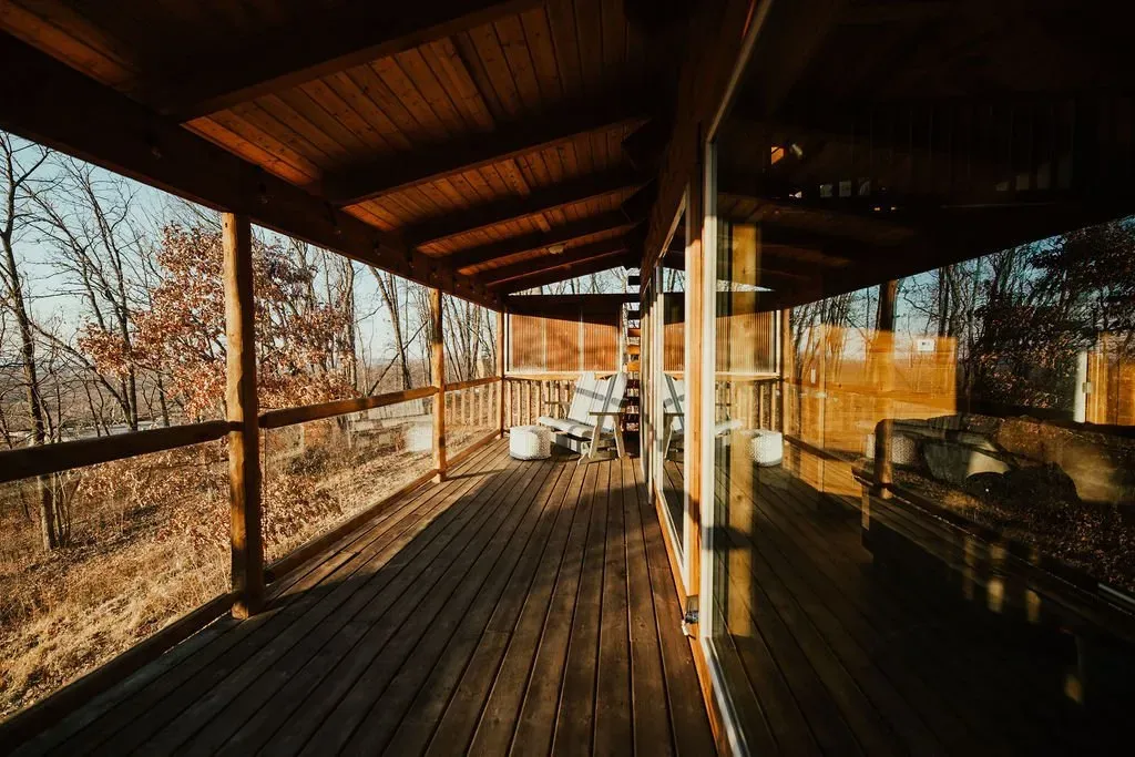 Moss Hill Cabin Terrace - Mindoro, WI - High Point Retreats