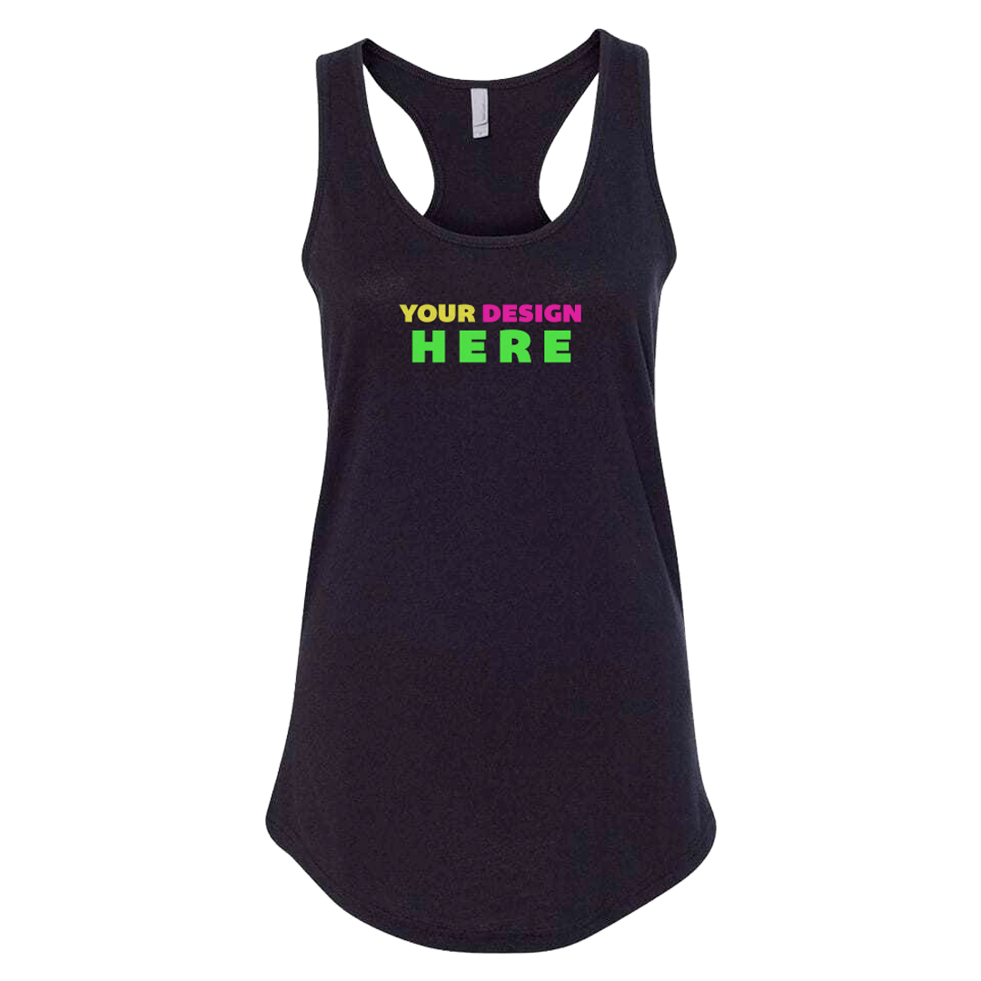 Black tank top with 
