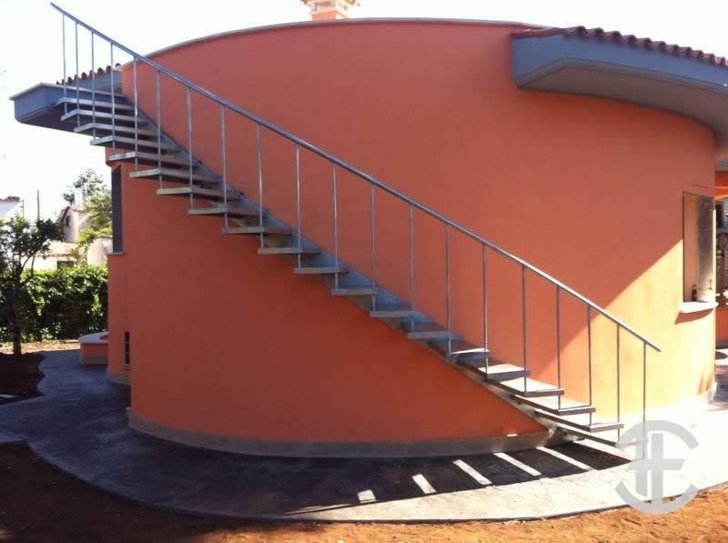 scala in ferro battuto