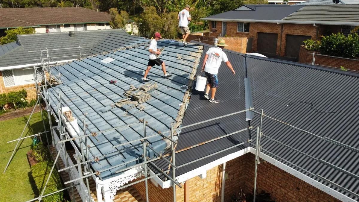 Ongoing Roof Restoration On The Sunshine Coast