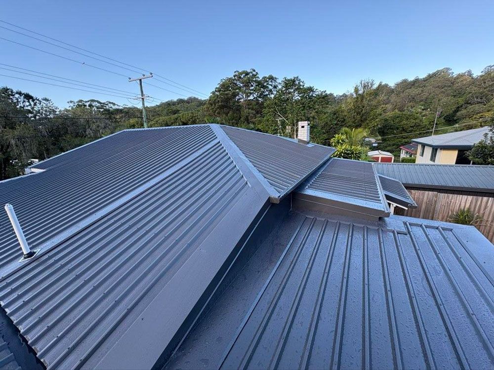 Gray Metal Roofing