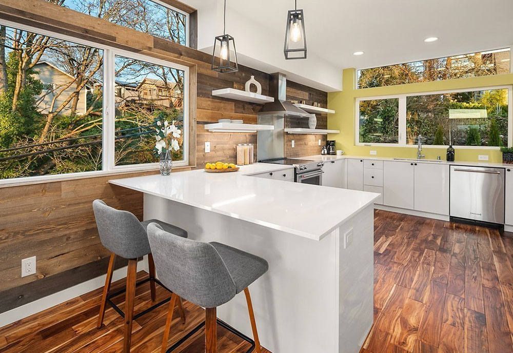 a before and after photo of a bathroom and laundry room
