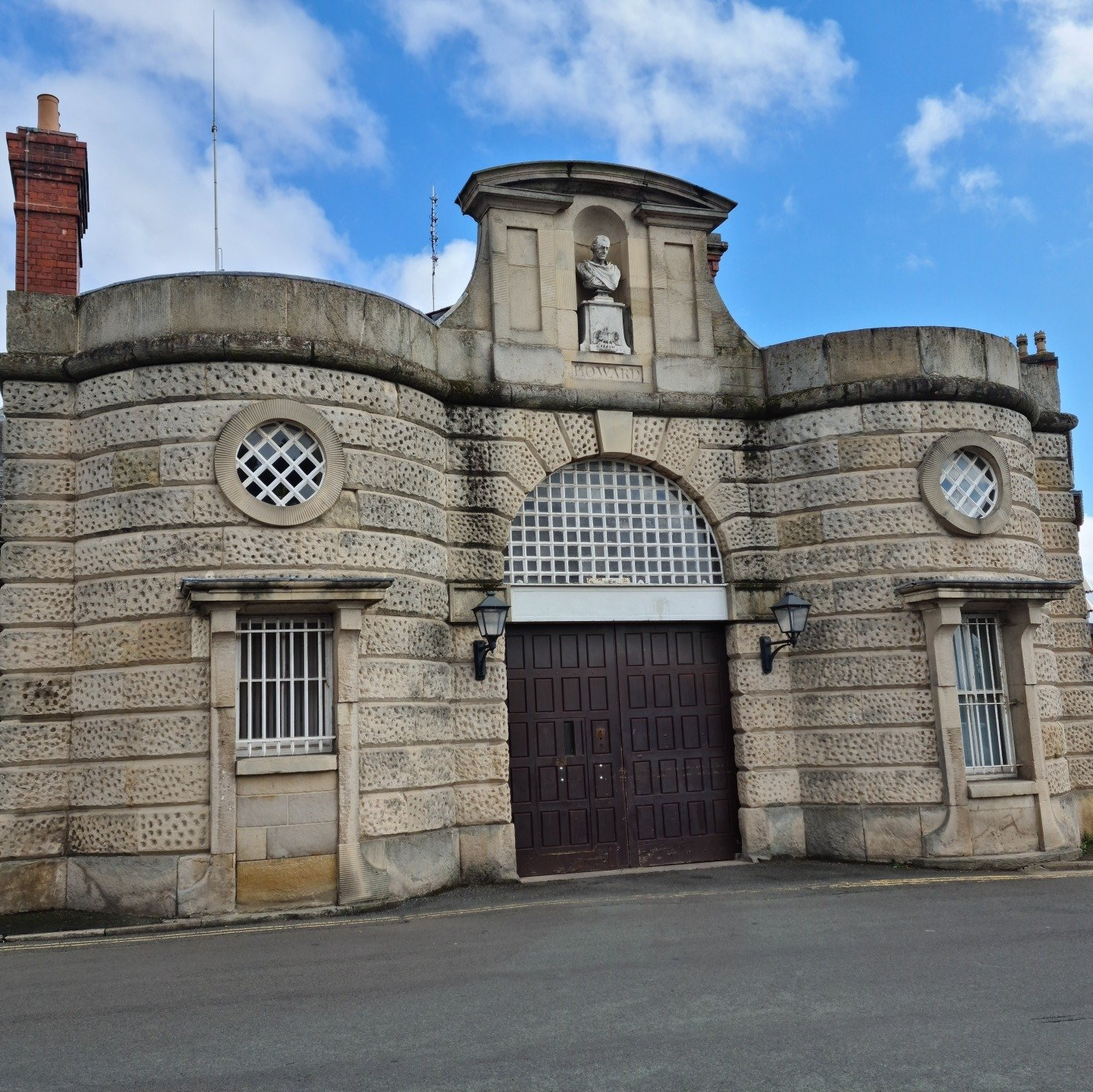 The entrance to Shrewsbury Prison