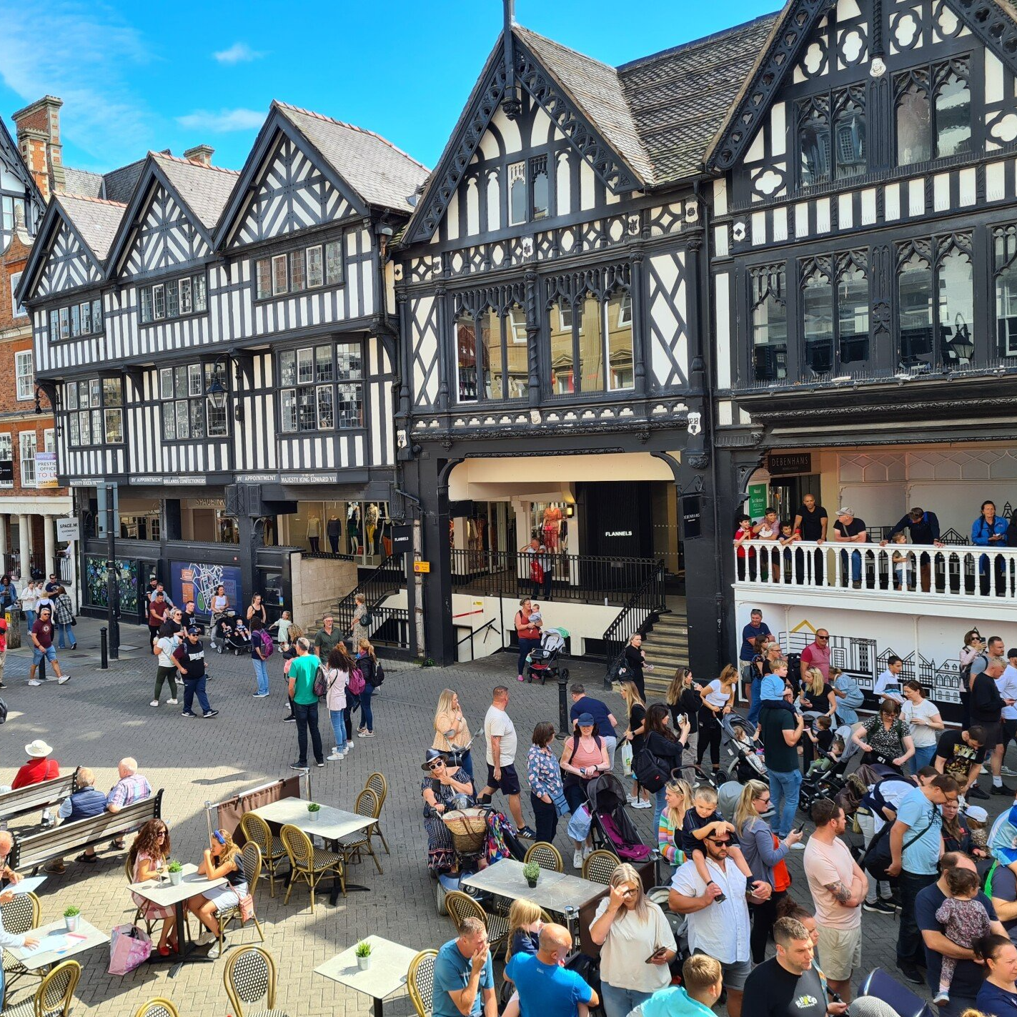 Chester a Roman city Tudor building in Chester city centre