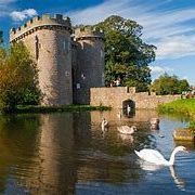 Whittington Castle & Moat Whittington Castle with it's surrounding moat