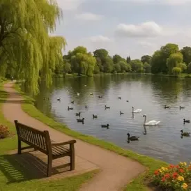 The mere at Ellesmere Ellesmere lakes