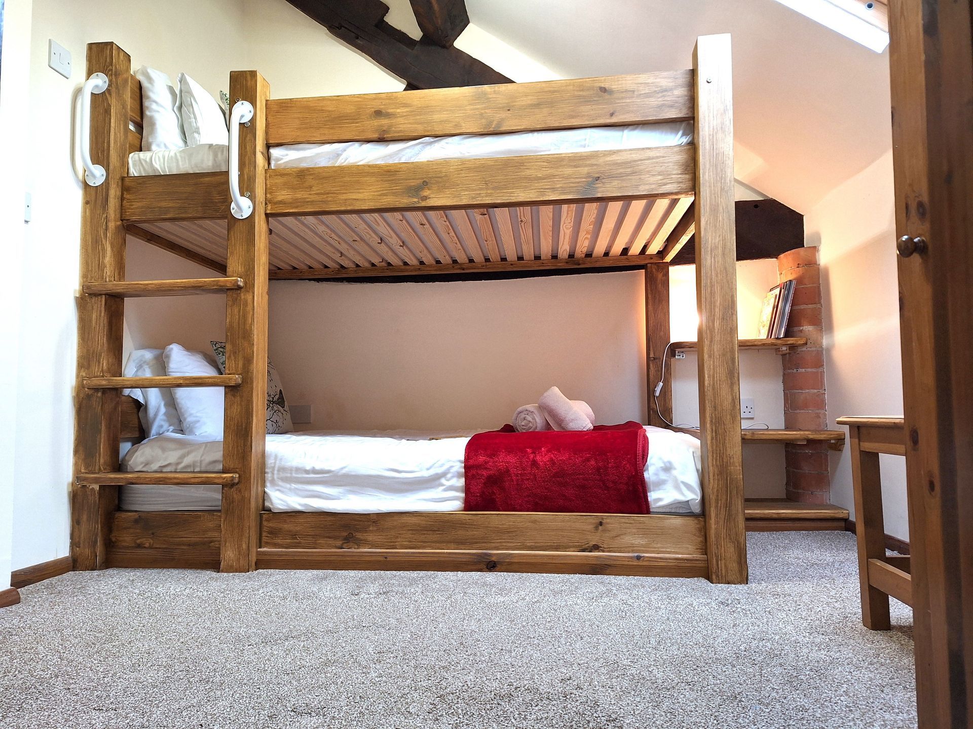 Wooden bunkbeds