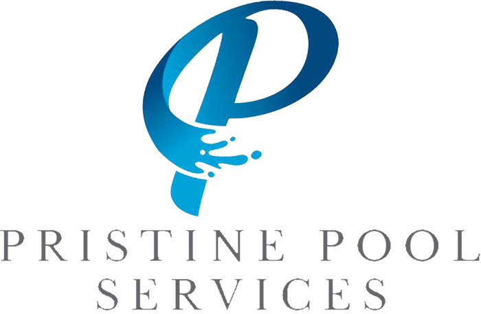 Pristine Pool Services logo with blue stylized P and gray text