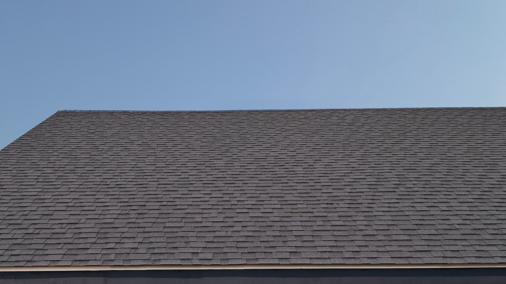 Detailed view of residential roof.