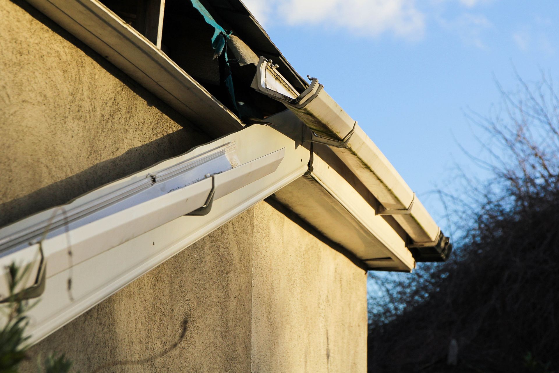 Broken Roof Gutter — Bergenfield, NJ — Jim's Roofing Repair