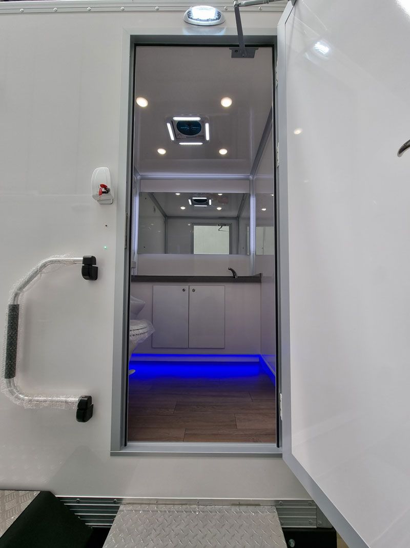 3-Station Restroom Trailer Hire in Darwin | Ecotreat Solutions NT