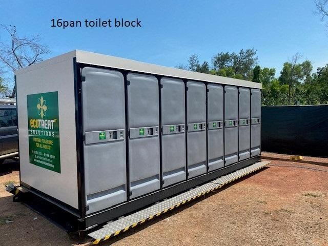 Portable 16-Pan Toilet Trailer for Eco-Friendly Solutions in The Northern Territory — Ecotreat Solutions NT in Winnellie, NT