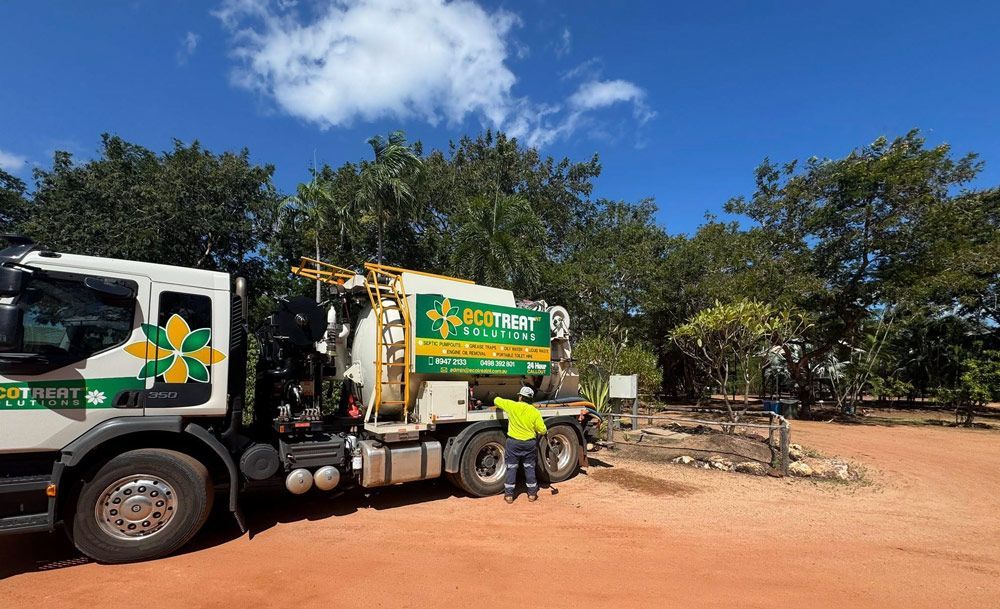 An Ongoing Septic Tank Cleaning In Darwin