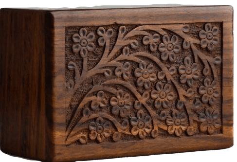 Ashes Keepsake Sheesham Mini Clean