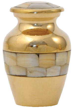 Cremation Keepsakes Mother of Pearl Clean