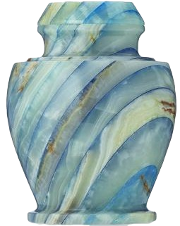 Cremation Urns Carpel Onyx Blue