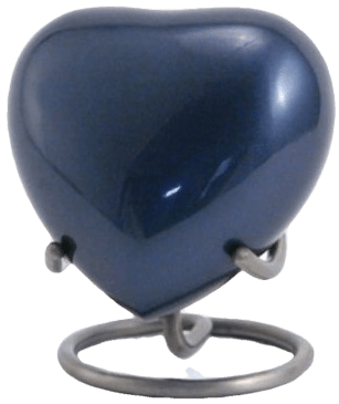 Keepsake Urns Moonlight Blue Heart Clean