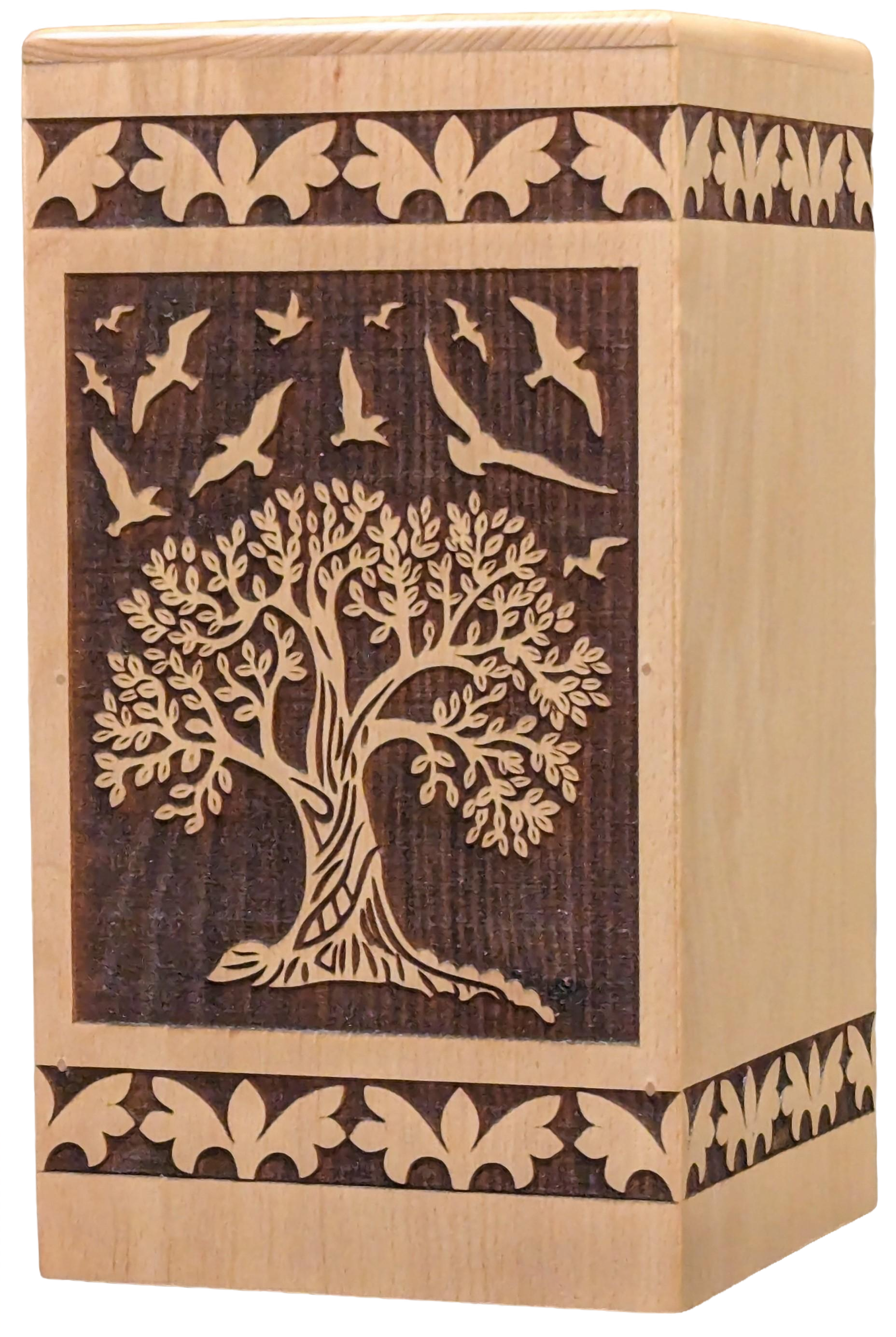 Cremation Urns Rosewood Natural Tree Urn