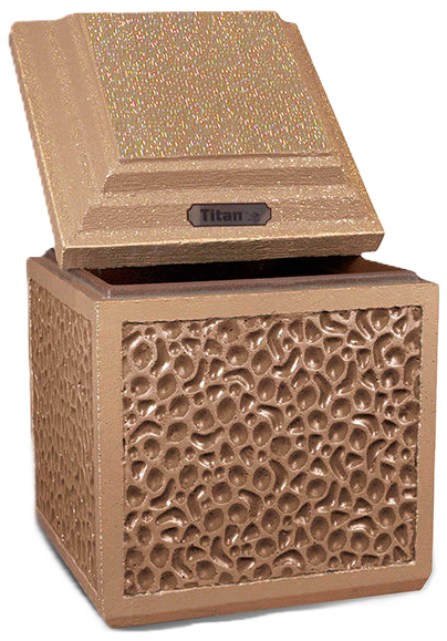 Titan CLUV Concrete Urn Vault clean