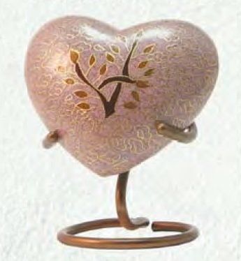 Keepsake Urns Tree of Life Heart Clean