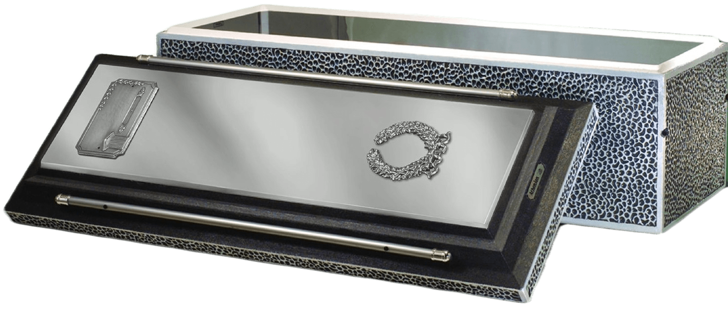 Trigard Stainless Black Burial Vault