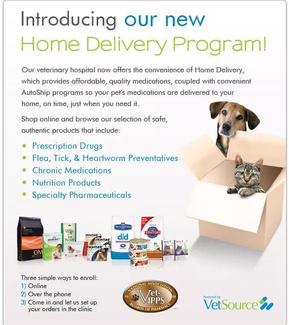 Home Delivery Program — Bucyrus, OH — Countryside Veterinary Clinic Home Delivery Program — Bucyrus, OH — Countryside Veterinary Clinic