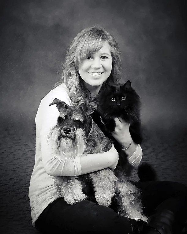Woman with Dog and Cat — Bucyrus, OH — Countryside Veterinary Clinic