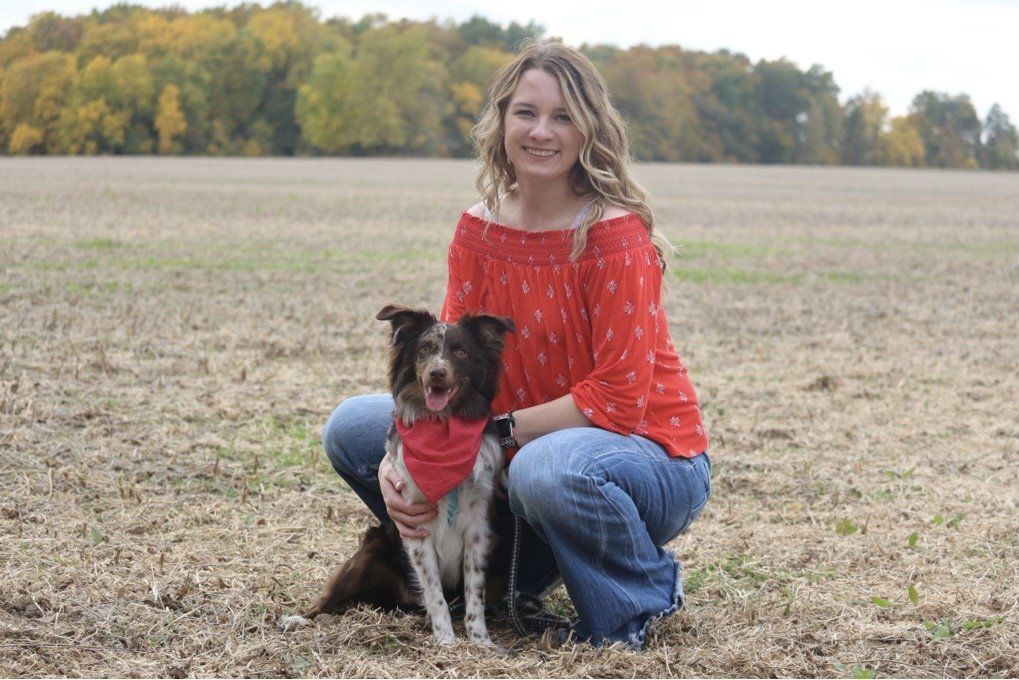 Woman with Dog — Bucyrus, OH — Countryside Veterinary Clinic