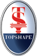 The logo for topshape is a maserati logo