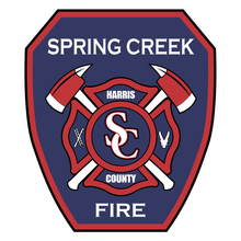 The logo for the spring creek harris county fire department
