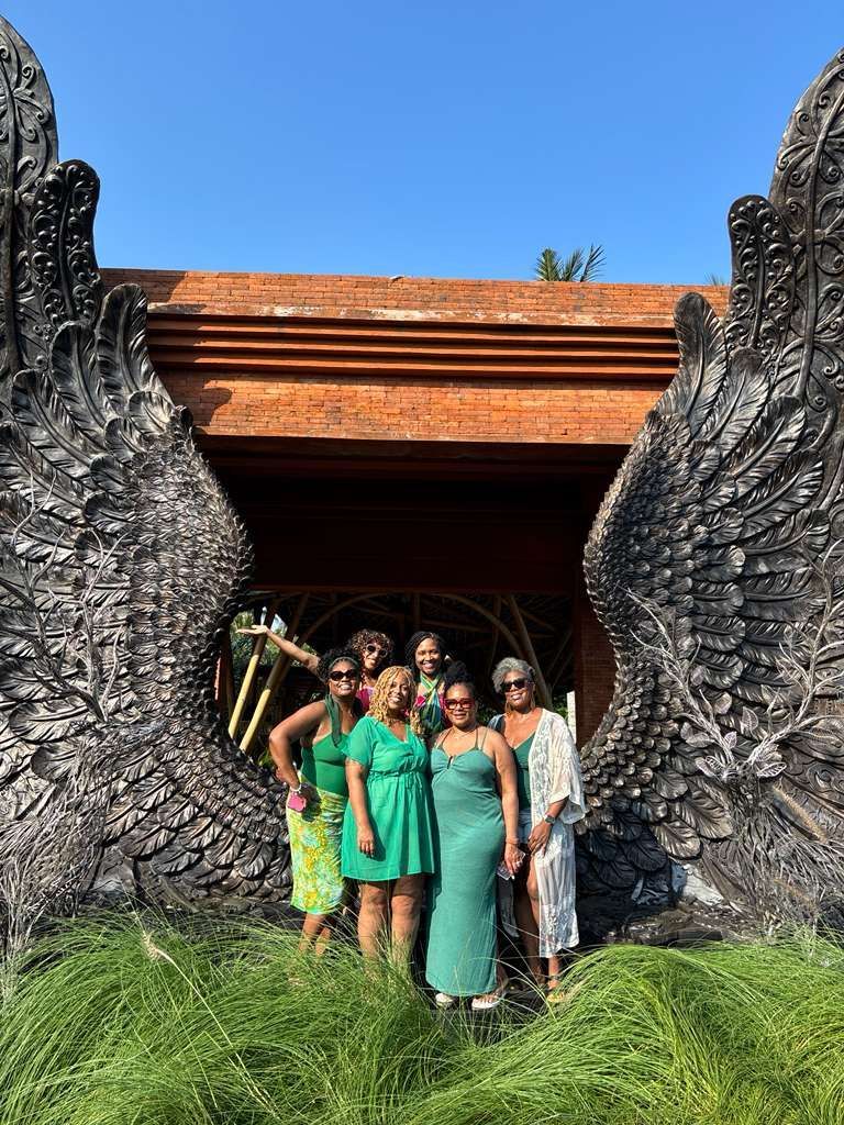 black women traveler in Bali