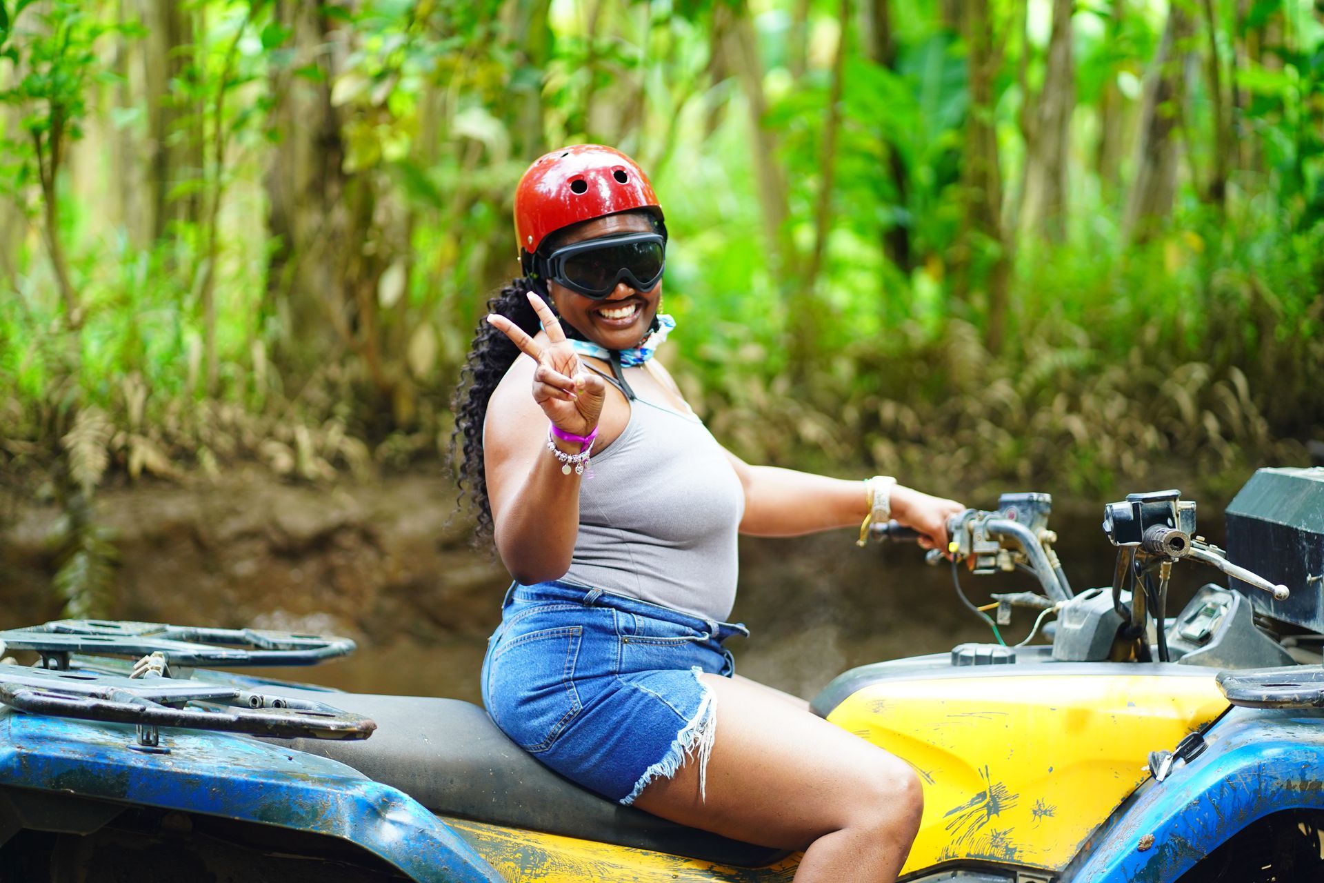 black women traveler in Bali