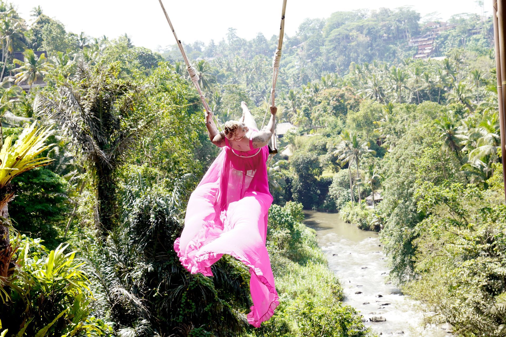 black women traveler in Bali