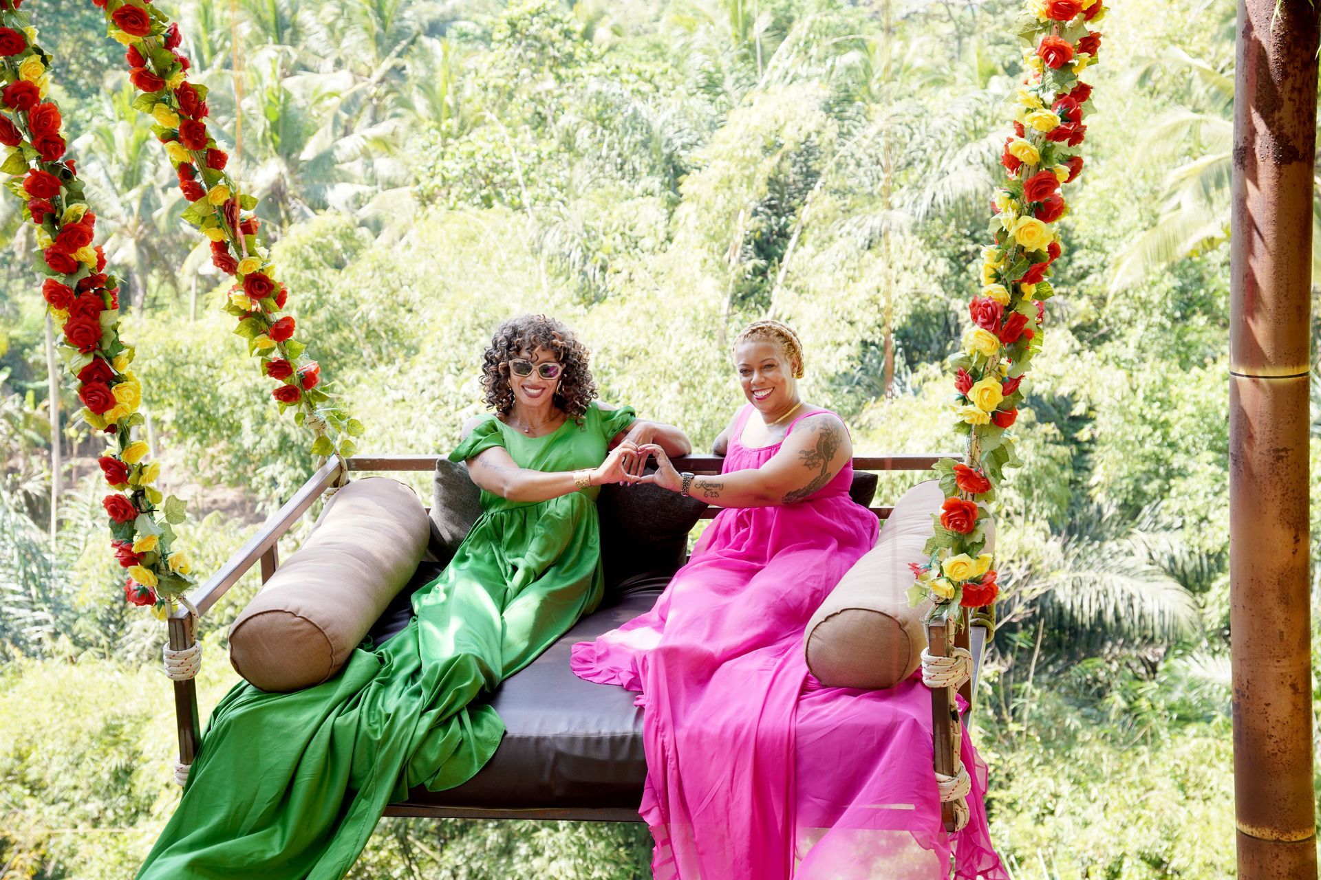 black women traveler in Bali