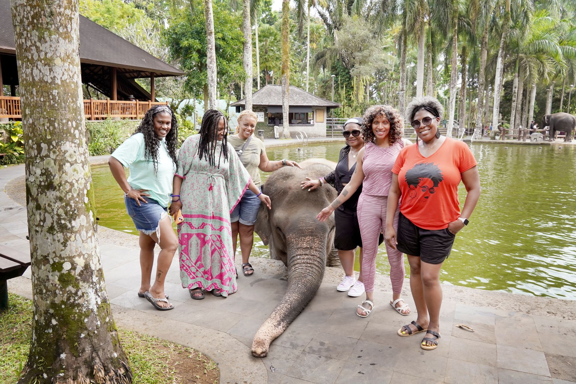 black women traveler in Bali